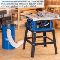 Scheppach HS105 Tischkreissäge 2kW Schnitthöhe 75mm Untergestell + Verbreiterung