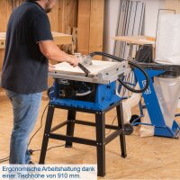 Scheppach HS105 Tischkreissäge 2kW Schnitthöhe 75mm Untergestell + Verbreiterung