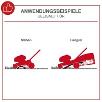 Scheppach MP132-42 Benzin-Rasenm&auml;her M&auml;her 3in1 3,3PS 42cm Schnittbreite 45L
