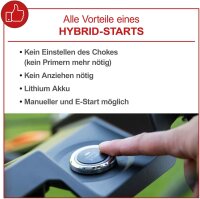 Scheppach MS225-56E Benzin-Rasenm&auml;her M&auml;her 6PS 56cm 65L E-Start inkl. 0,6L &Ouml;l