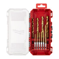 Milwaukee Metallbohrer Bohrer Set Shockwave HSS-G TiN Set...