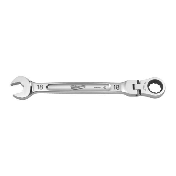 Milwaukee Gelenk-Ratschen-Ringmaulschlüssel 18mm 1 Stück 4932480191