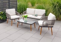 Prestige Home Loungem&ouml;bel-Set 4tlg. Rope mit...