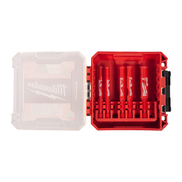 Milwaukee Diamantbohrer Bohrer Set 1/4" 5-tlg.