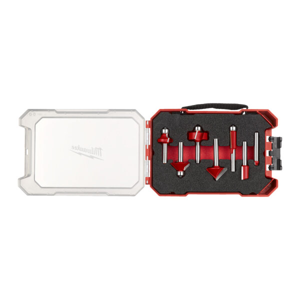 Milwaukee Fr&auml;sersatz 8 mm 7-teilig CNC-Schleifprozess, geringerer R&uuml;ckschlag