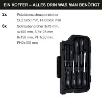 Scheppach WZB99-BE Werkzeugkoffer Werkzeugset Handwerkzeuge Bestückt 90-tlg.