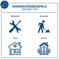 Scheppach BC-AG125-X Akku-Winkelschleifer SET Ø125mm inkl. 2Ah Akku + Ladegerät