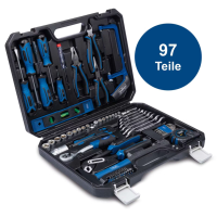 Scheppach WZK120 Werkzeugkoffer Handwerkzeug Bestückt 96-tlg. CV Werkzeugset