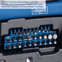 Scheppach WZK120 Werkzeugkoffer Handwerkzeug Bestückt 96-tlg. CV Werkzeugset