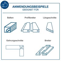 Scheppach HS254 Tischkreissäge 85mm Schnitthöhe...