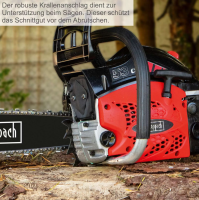 Scheppach CSP5300 SE Kettensäge 2.7PS 53cm³ Benzinmotor 20" ProCut Schwert