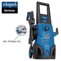 Scheppach HCE1600 SE Hochdruckreiniger 135bar 1600W 5m Schlauch inkl. Zubehör