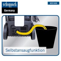 Scheppach HCE1600 SE Hochdruckreiniger 135bar 1600W 5m Schlauch inkl. Zubehör