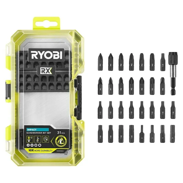 Ryobi RARXSD31 Schlagbit-Set Bit-Set schlagfest 31-tlg. 25mm