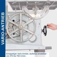 Scheppach BASA3 Bandsäge 400V 1100W 205mm Schnitthöhe inkl. Untergestell