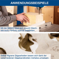 Scheppach BASA3 Bandsäge 400V 700W 205mm Schnitthöhe inkl. Untergestell