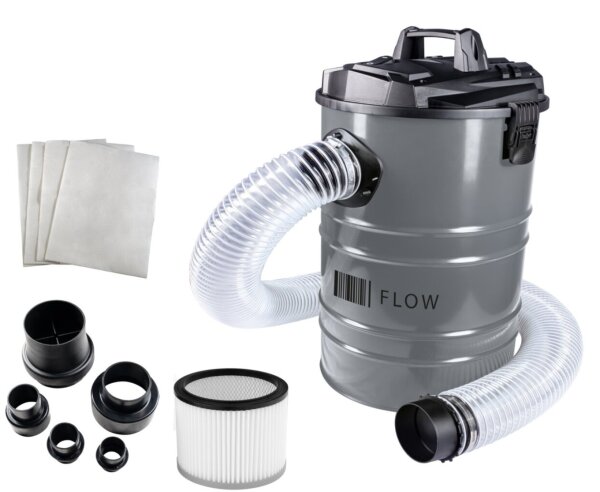 FLOW FL-WDC100 Absauganlage Absaugung inkl. Zubehör 215m3/h 65L by Scheppach