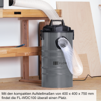 FLOW FL-WDC100 Absauganlage Absaugung inkl. Zubehör...