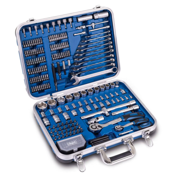 Scheppach TB235 Werkzeugkoffer Werkzeug-Set ABS-Kunststoffkoffer 233-teilig