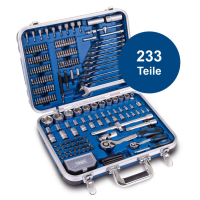 Scheppach TB235 Werkzeugkoffer Werkzeug-Set ABS-Kunststoffkoffer 233-teilig