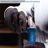 Scheppach C-AG125-X Akku-Winkelschleifer SET 20V-IXES-Serie 125mm + Zubehör