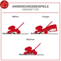 Scheppach MS226-56 Benzin-Rasenmäher Mäher 6PS 65L 56cm EasyClean