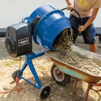 Scheppach MIX125 Betonmischer Mischer Zementmischer 230V...