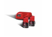 Milwaukee M12NRG-202 Akku-Ladegerät-Set Starterkit...