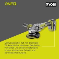 Ryobi R18AG7-0 Akku-Winkelschleifer Trennschleifer...