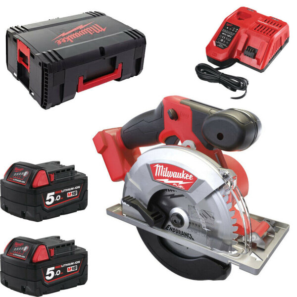 Milwaukee M18FMCS-502X Akku-Metallkreissäge 18 V, 2x 5.0 Ah Akku und Ladegerät